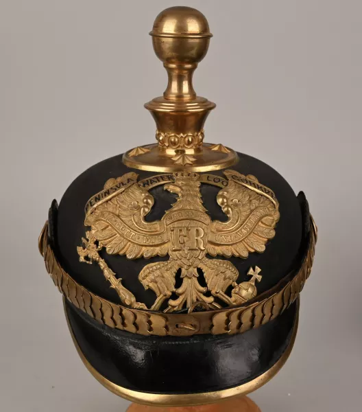 Prussian 10th Hanoverian Field Artillery Regt. Officer Pickelhaube Visuel 1 principal